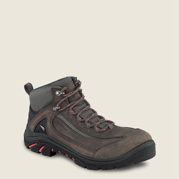 Red Wing Hiking Bot Bayan - Trades - 5-Inch Waterproof Safety Toe - Koyu Gri - 09IXDRQZW